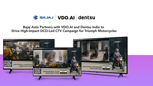 Bajaj Auto, VDO.AI and Dentsu India launch data-led CTV campaign for Triumph Motorcycles
